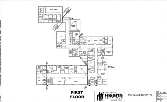 Markdale Hospital floor plan