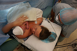 Mother and Baby in Hospital