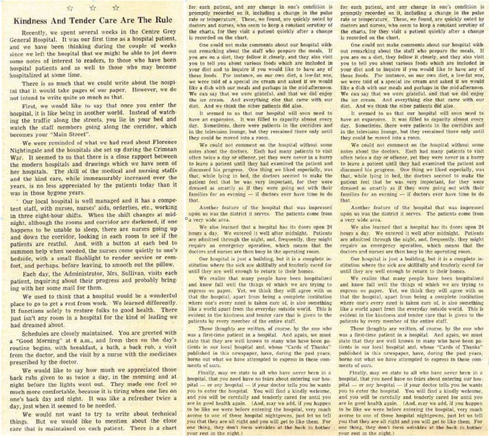 Markdale Standard Memories - Dec.16,, 1965 Issue